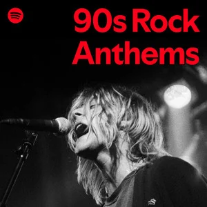 90s Rock Anthems, Alternative Rock playlist cover